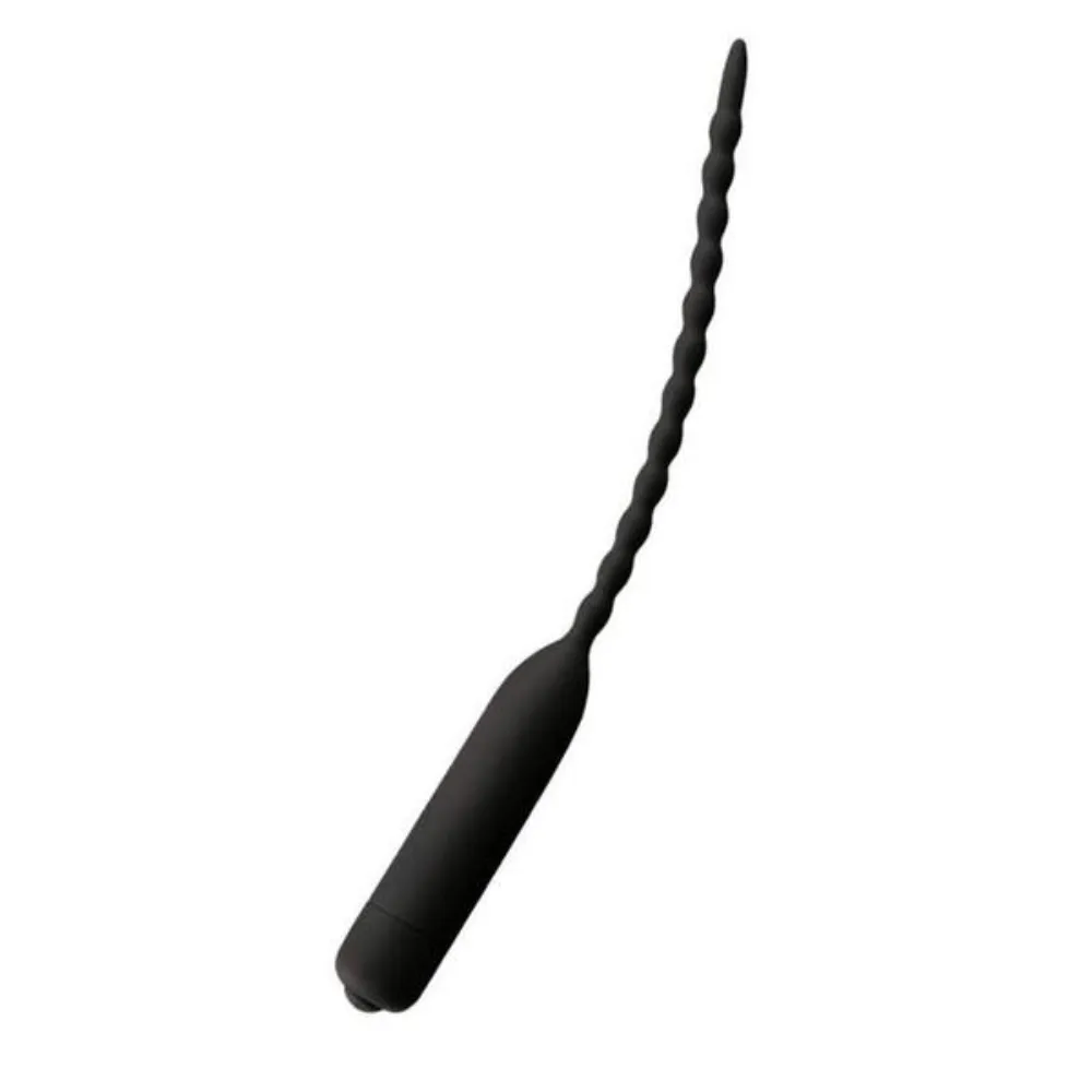 10-Speed Vibrating Beaded Urethral Plug