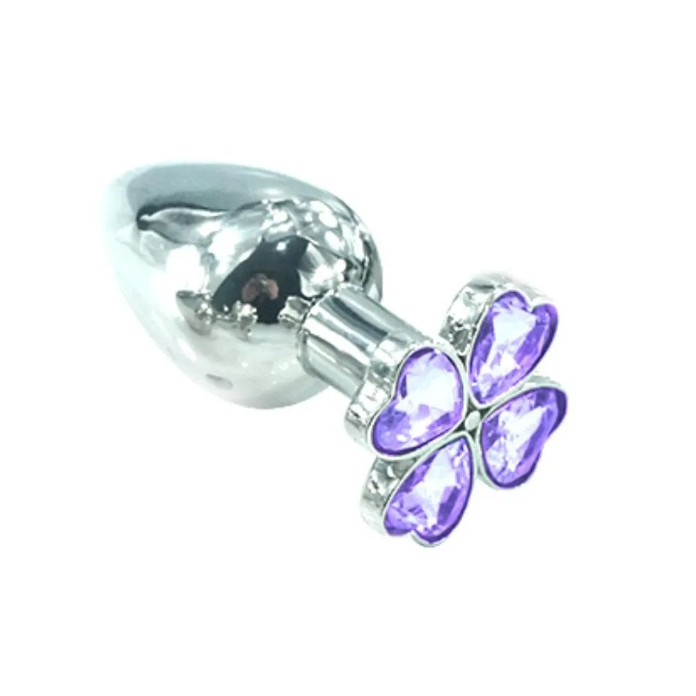13 Colors Jeweled 3 Metal Plug