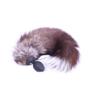 18 Black Wolf Silicone Plug
