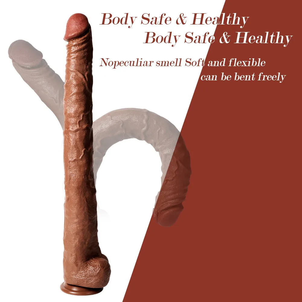 22-Inch Extra-Long Dildo Ultimate Length for Deep Satisfaction