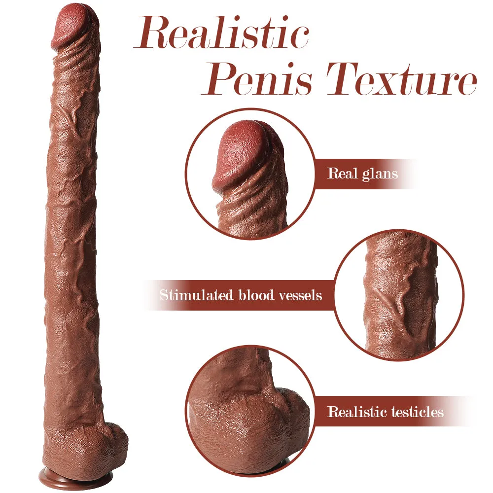 22-Inch Extra-Long Dildo Ultimate Length for Deep Satisfaction