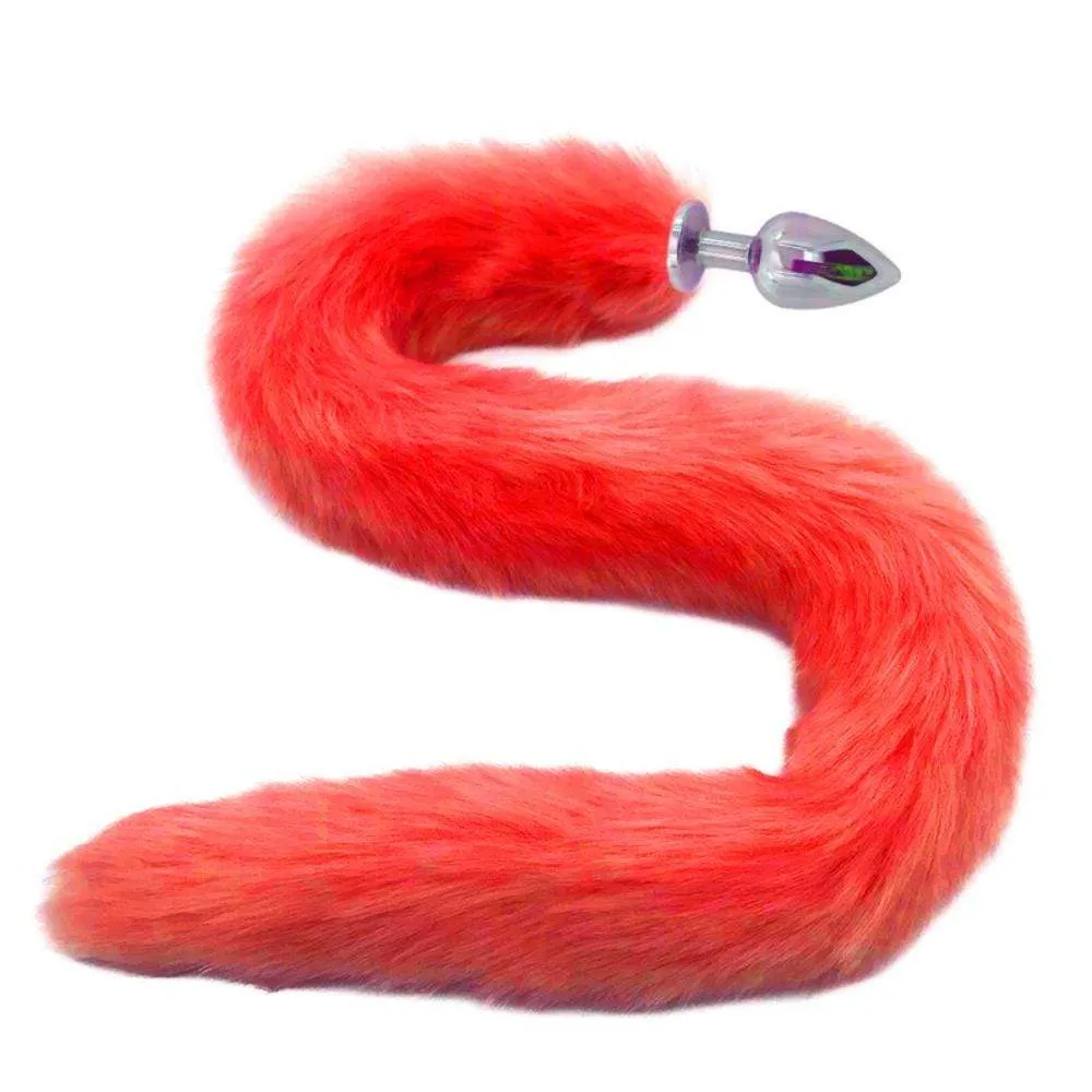 29 Tail Multi Color Fox Stainless steel Plug