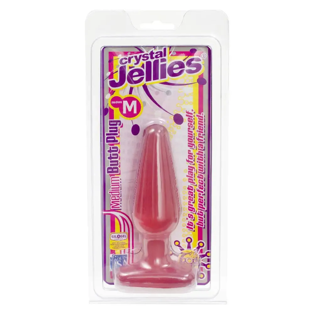 5.5-inch Doc Johnson Pvc Pink Medium Butt Plug