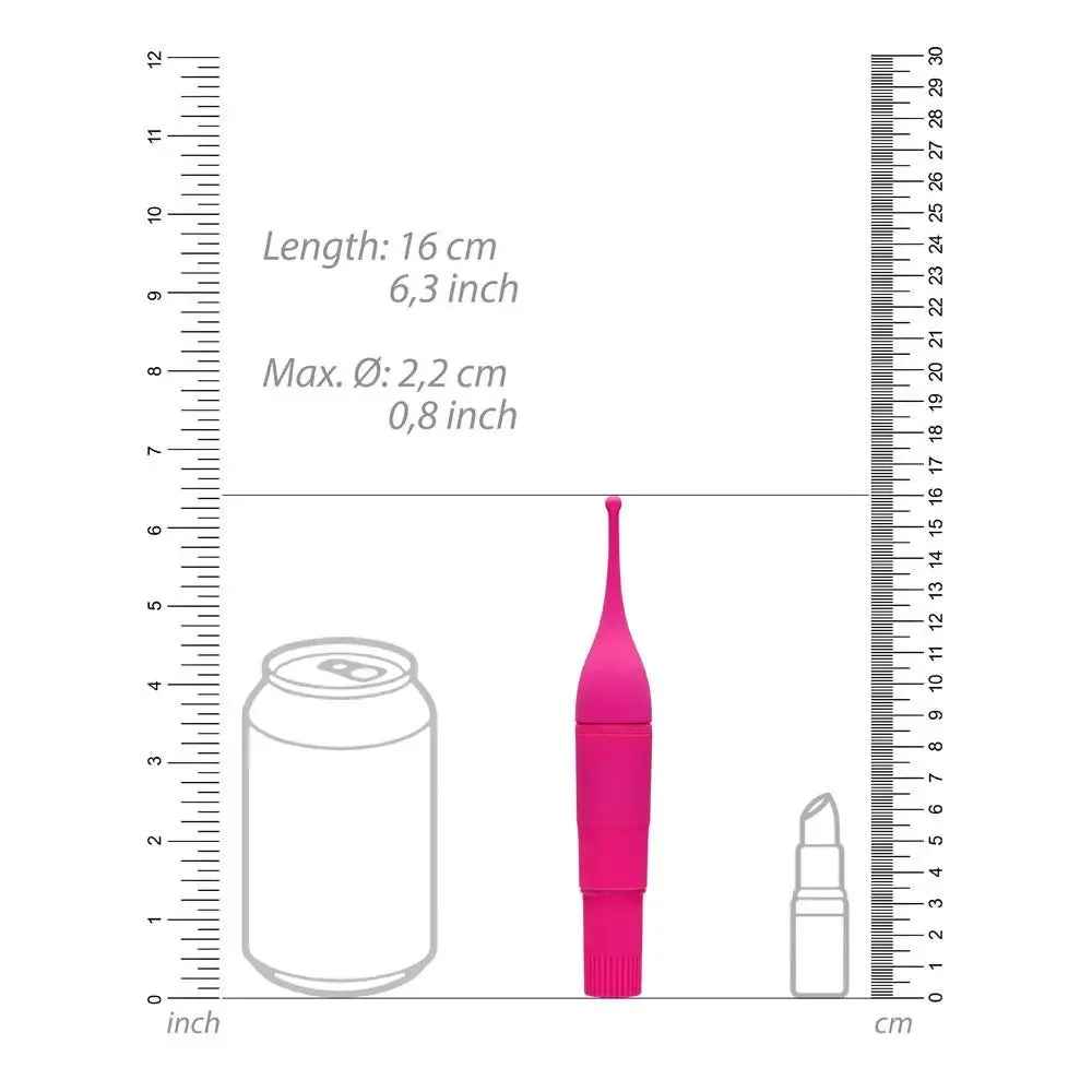 6.5-inch Shots Pink Clitoral Stimulator for Her