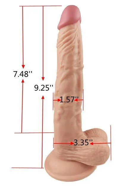9.25'' Long Dildo(Flesh)