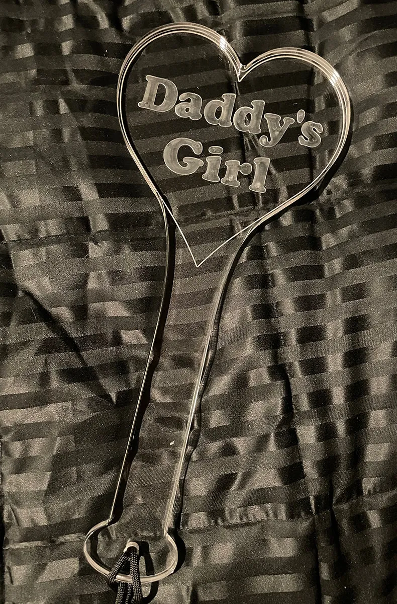 Acrylic Daddy's Girl Paddle