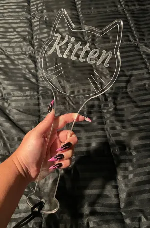 Acrylic Kitten Paddle