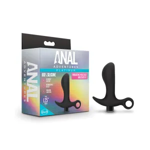 Anal Adventures?Platinum Silicone Rechargeable Vibrating Prostate Massager 01