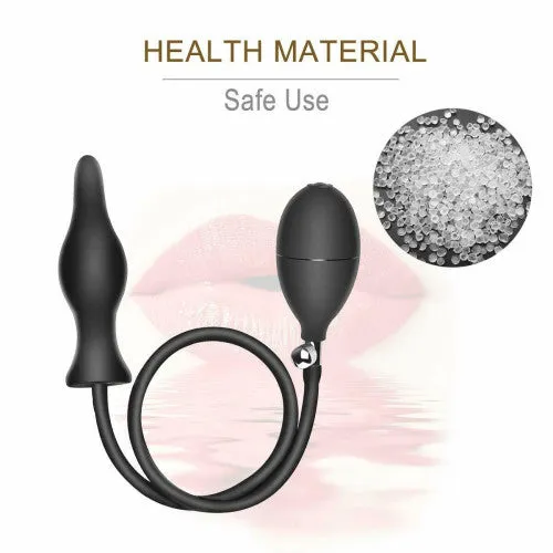 Anal Expander Manual Inflatable Butt Plug 11 cm