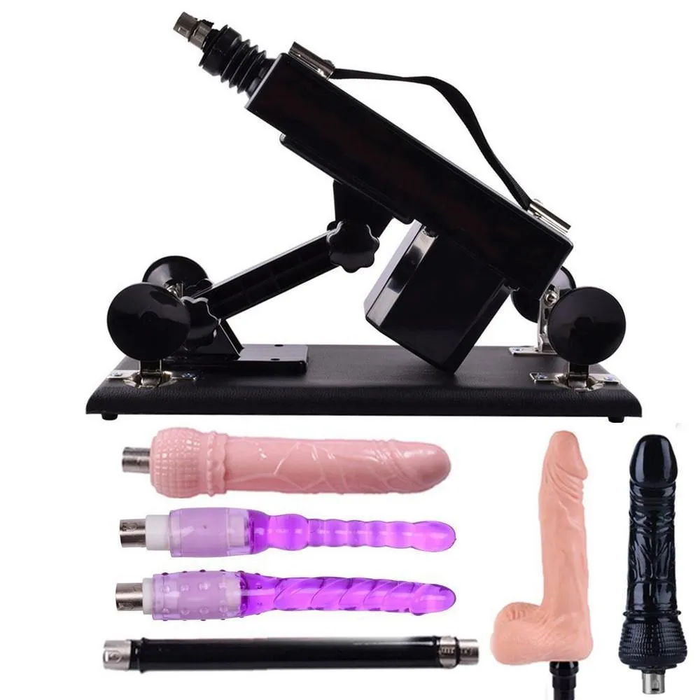 Automatic Fucking Sex Machine with Realistic Dildo