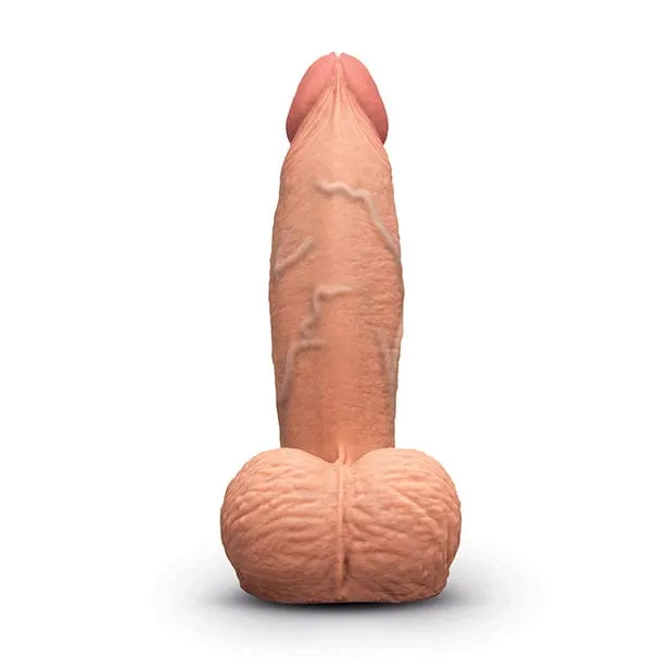 B Vibe - Slipskin 6 Girthy Realistic Dildo (Mocha)