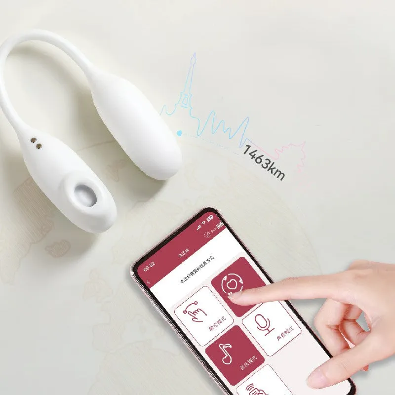 BeYourLover Magic Suitcase Sucking & Vibrating Egg App Control