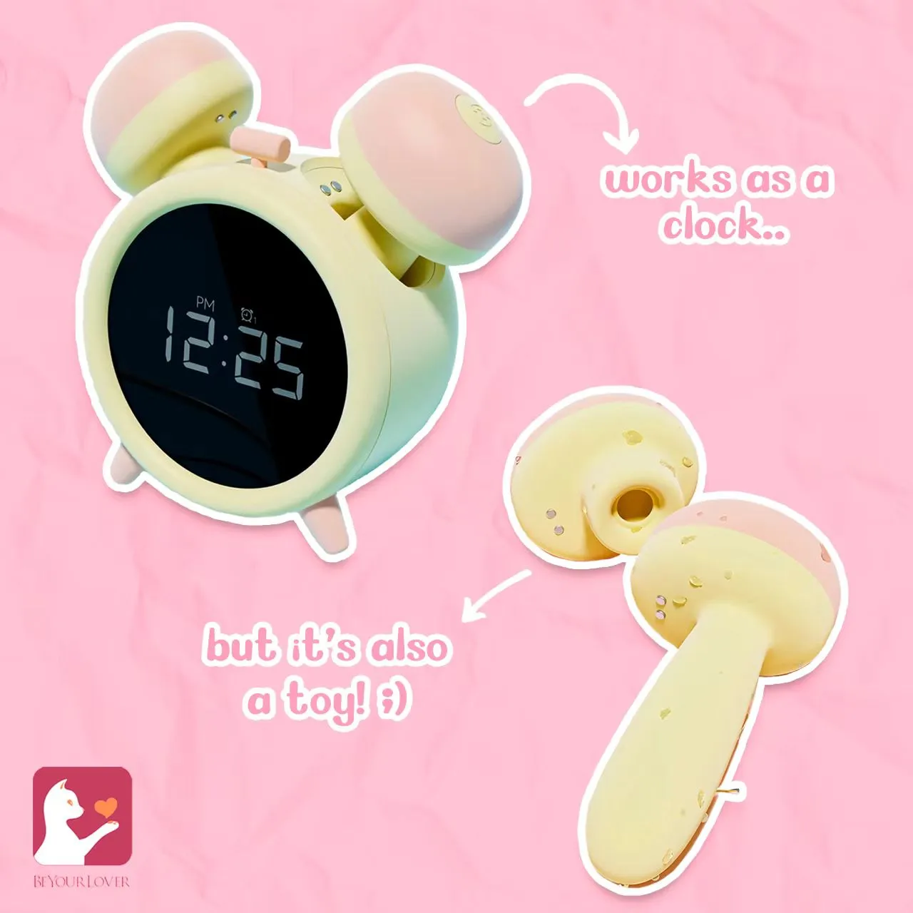 BeYourLover Naughty Clock Clit Sucking & G-Spot Vibrator App Control