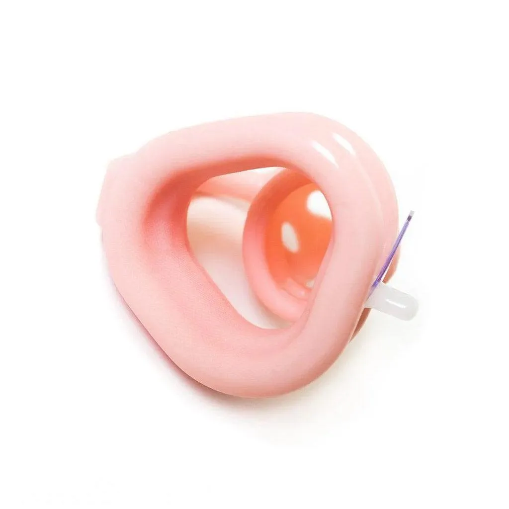 Birdlocked Silicone Classic Chastity Device. Pink