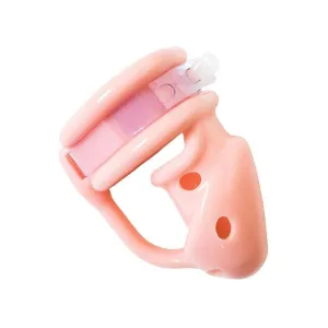Birdlocked Silicone Classic Chastity Device. Pink