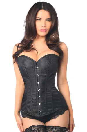 Black Brocade Corset