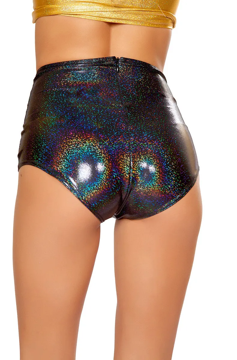 Black High Waist Shorts