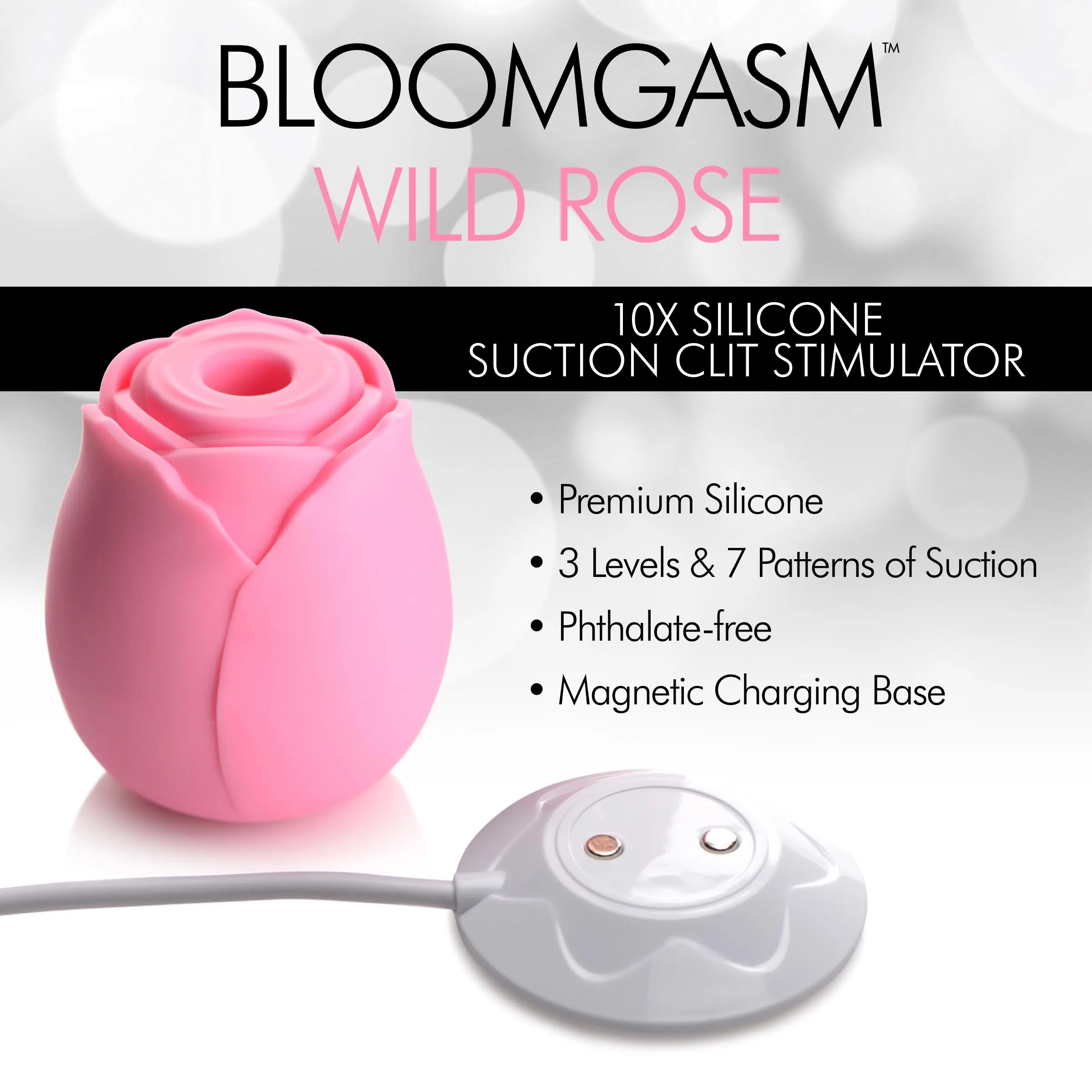 Bloomgasm Wild Rose Suction Clit Stimulator