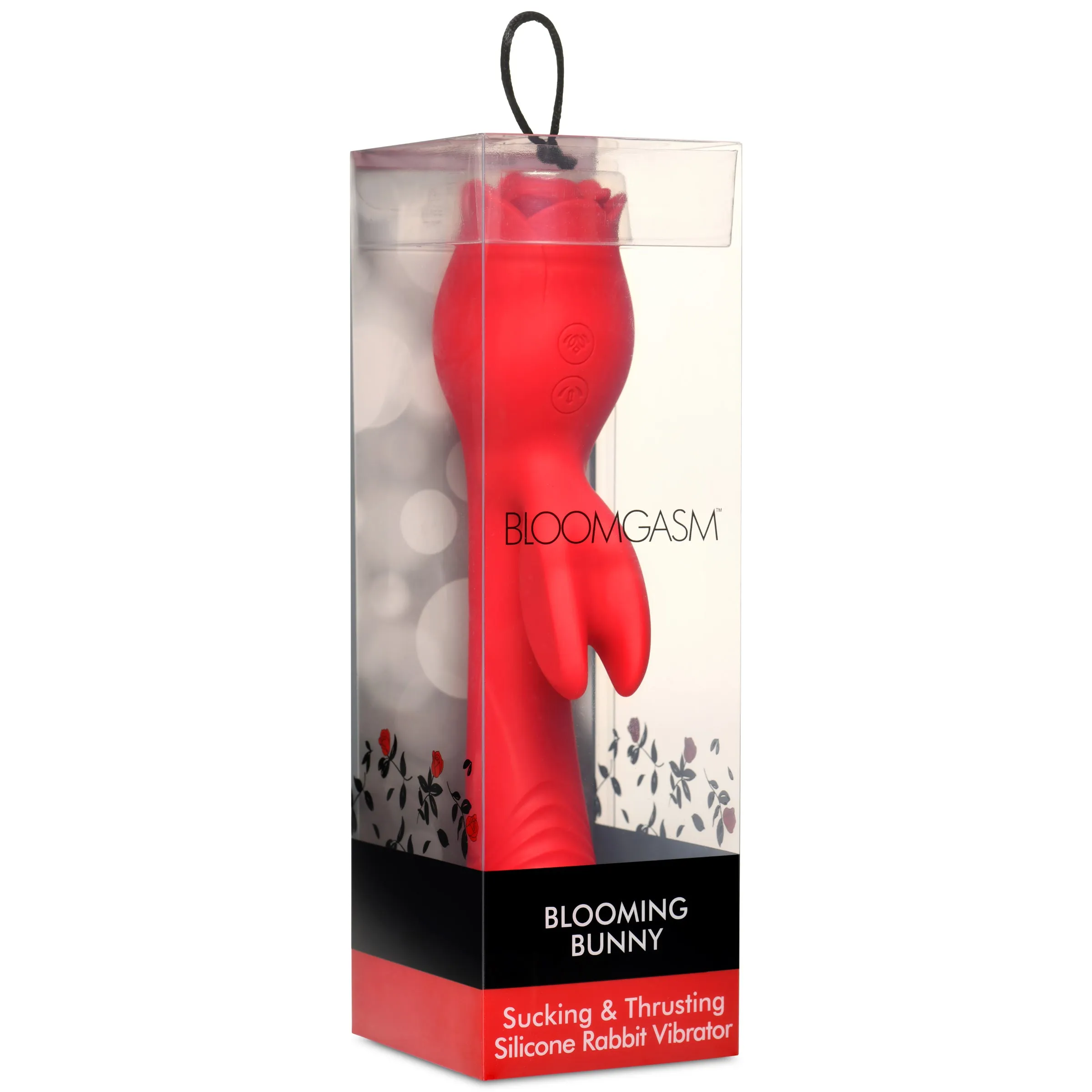 Blooming Bunny Sucking And Thrusting Silicone Rabbit Vibrator