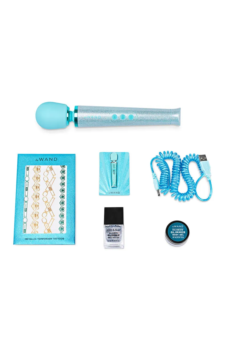 Blue Le Wand All That Glimmers Wand Massager