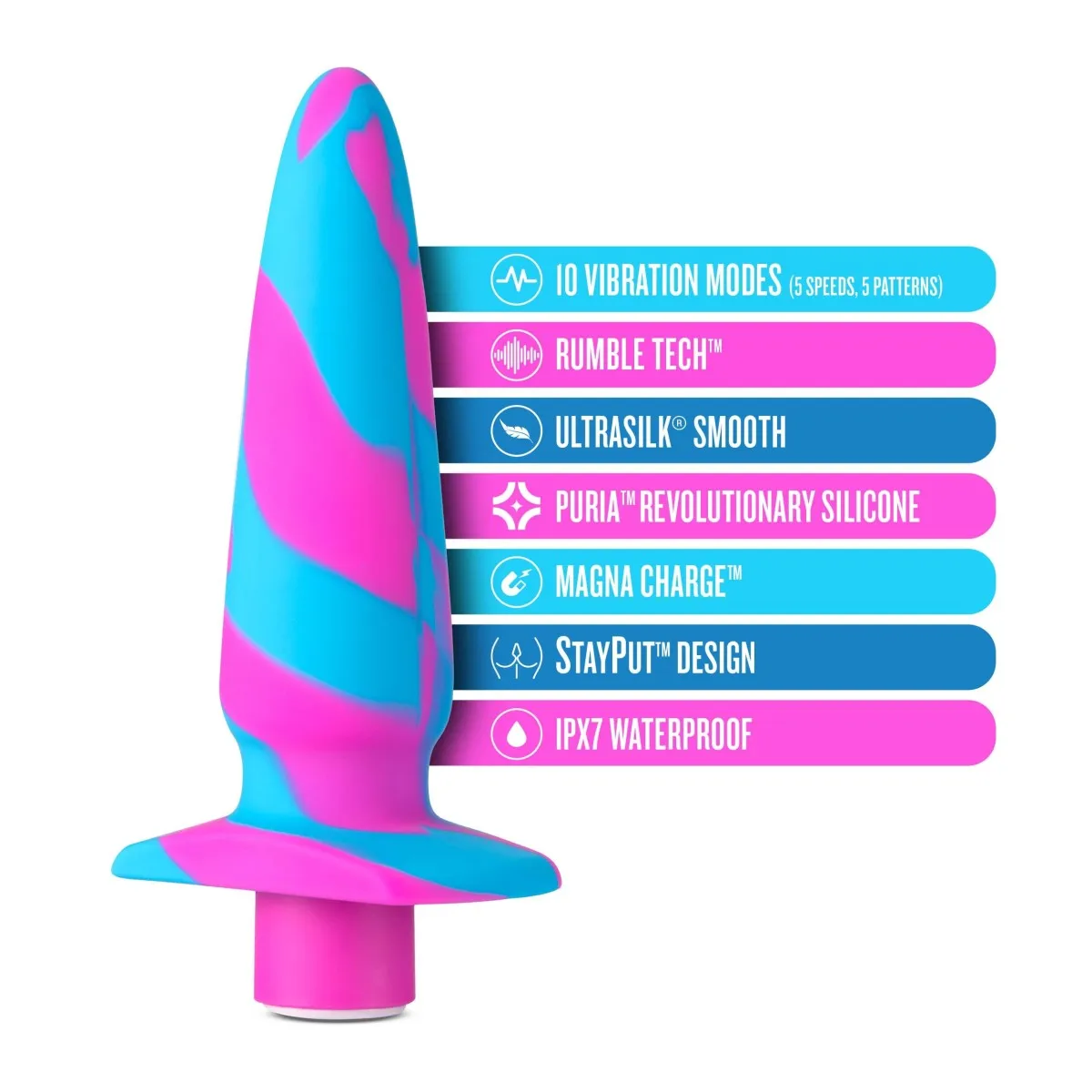Blush Avant Artisan 5-Inch Vibrating Butt Plug