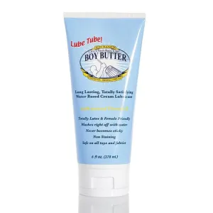 Boy Butter - H2O Water Based Cream Lube Tube 6oz