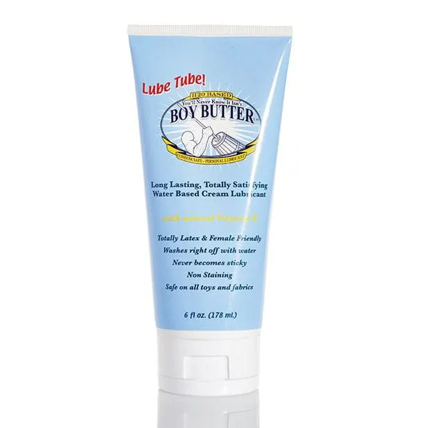 Boy Butter - H2O Water Based Cream Lube Tube 6oz