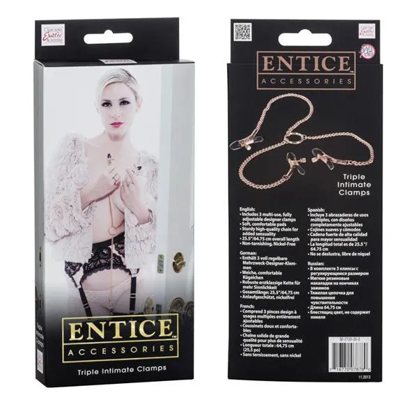 California Exotics - Entice Triple Intimate Nipple Clamps