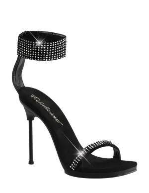 Chic-40 Rhinestone Ankle Cuff Sandal