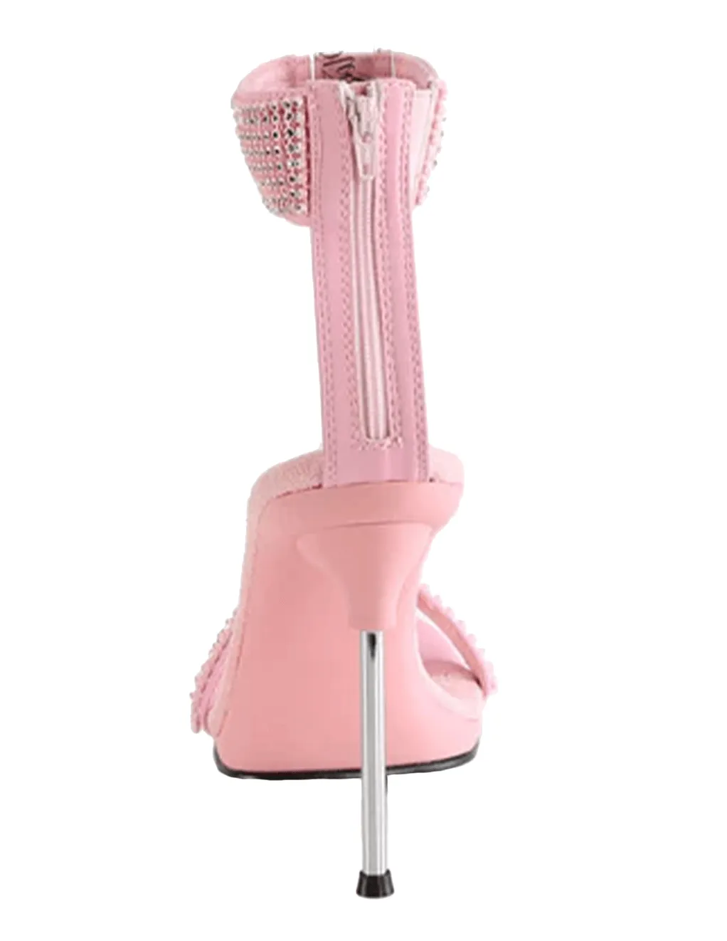 Chic-40 Rhinestone Ankle Cuff Sandal