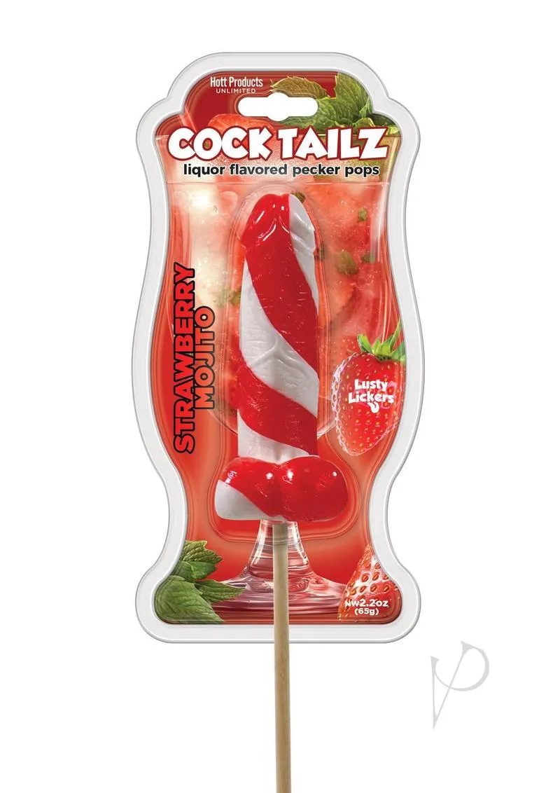 Cocktailz Liquor Flavored Pecker Pop Red