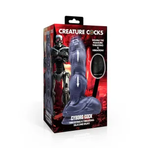 Creature Cocks Cyborg Cock Thrusting & Vibrating Dildo by XR