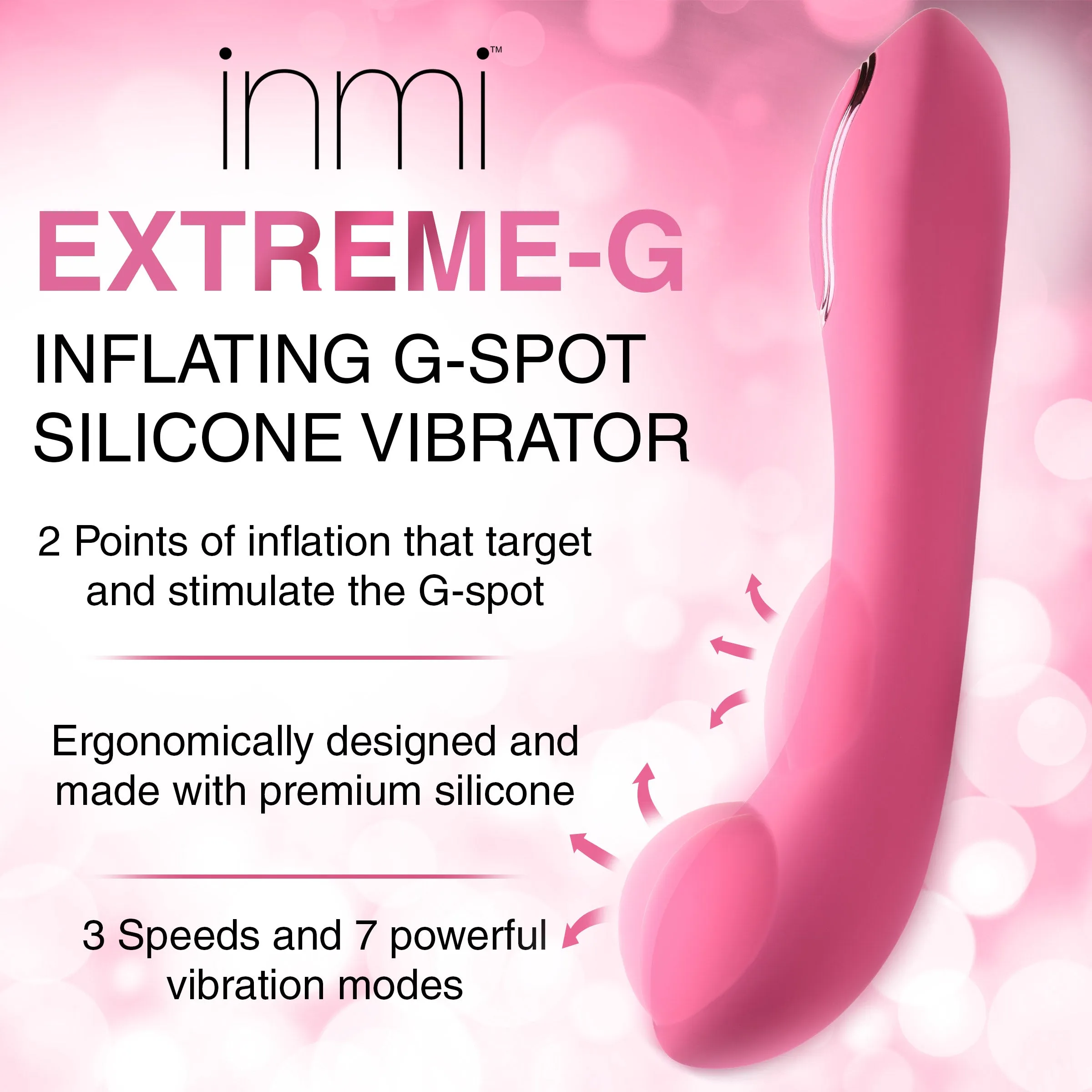 Curved Inflatable G-Spot Vibrator