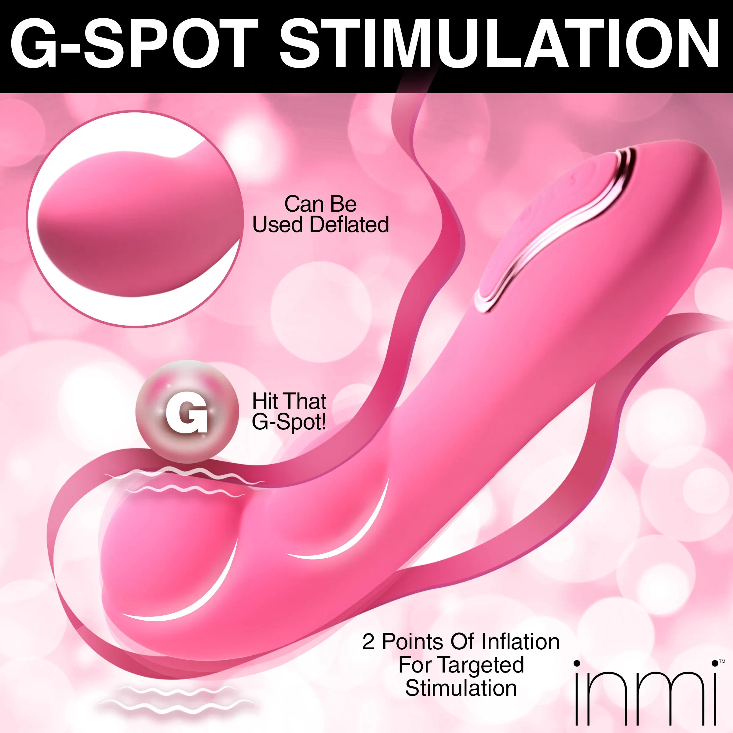 Curved Inflatable G-Spot Vibrator