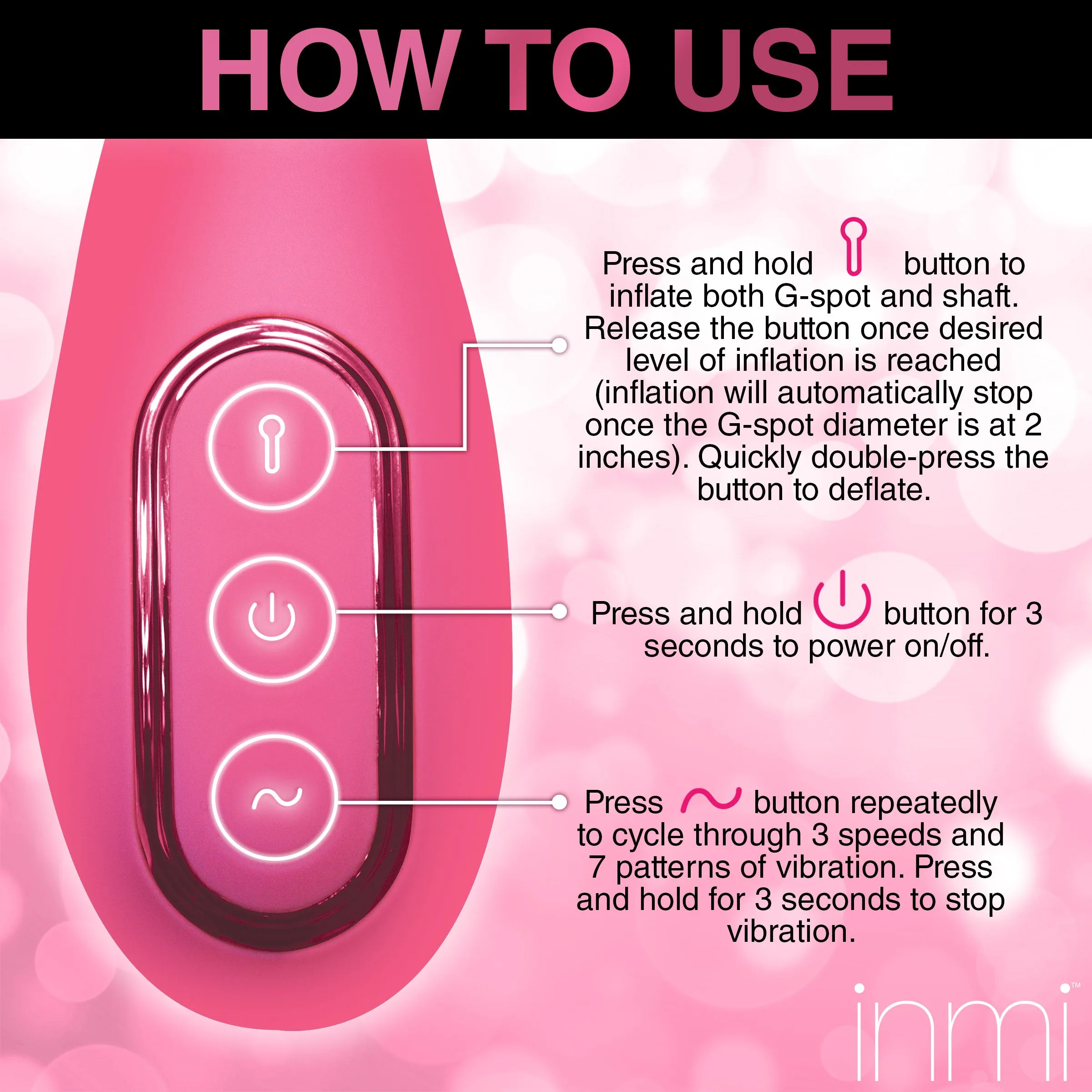 Curved Inflatable G-Spot Vibrator