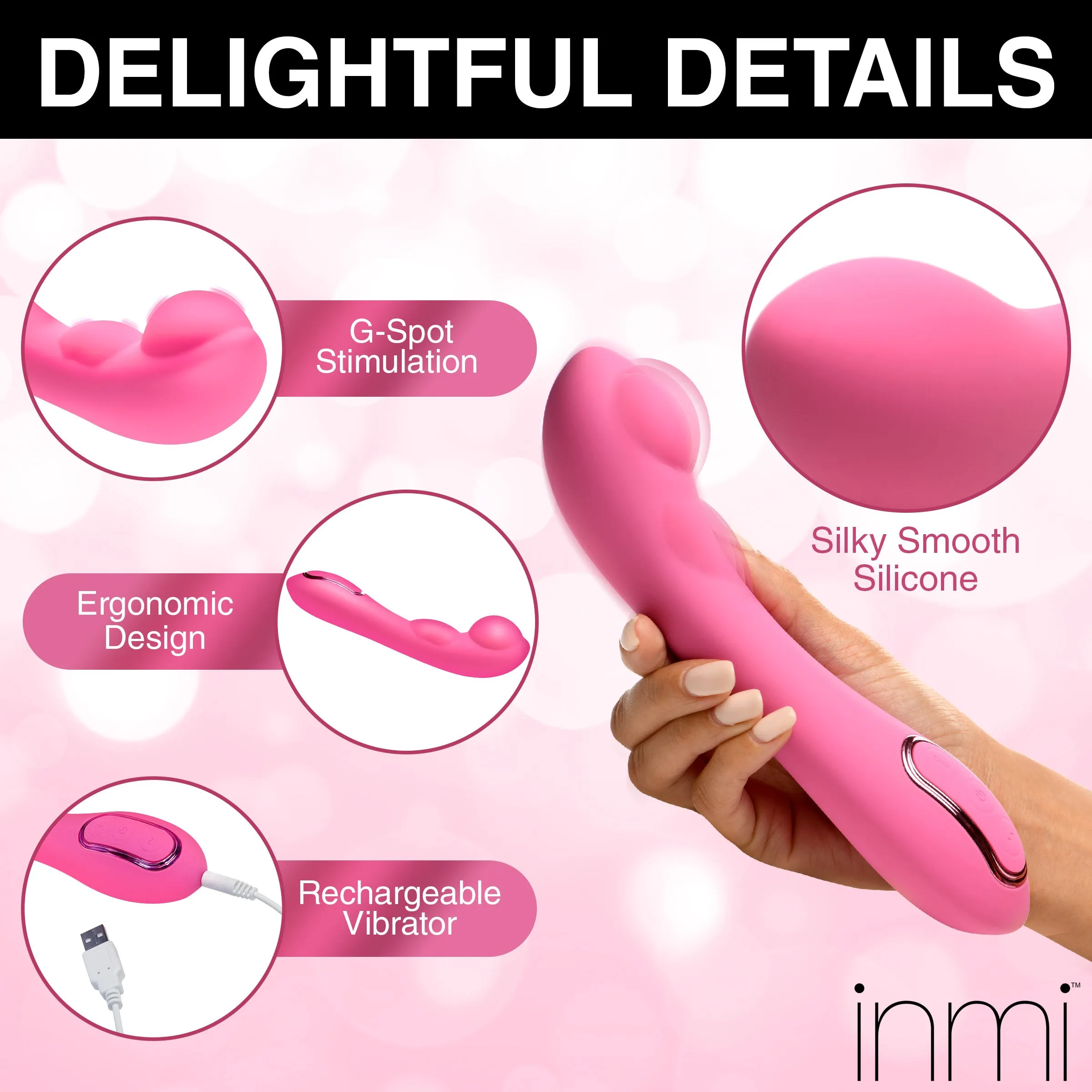 Curved Inflatable G-Spot Vibrator