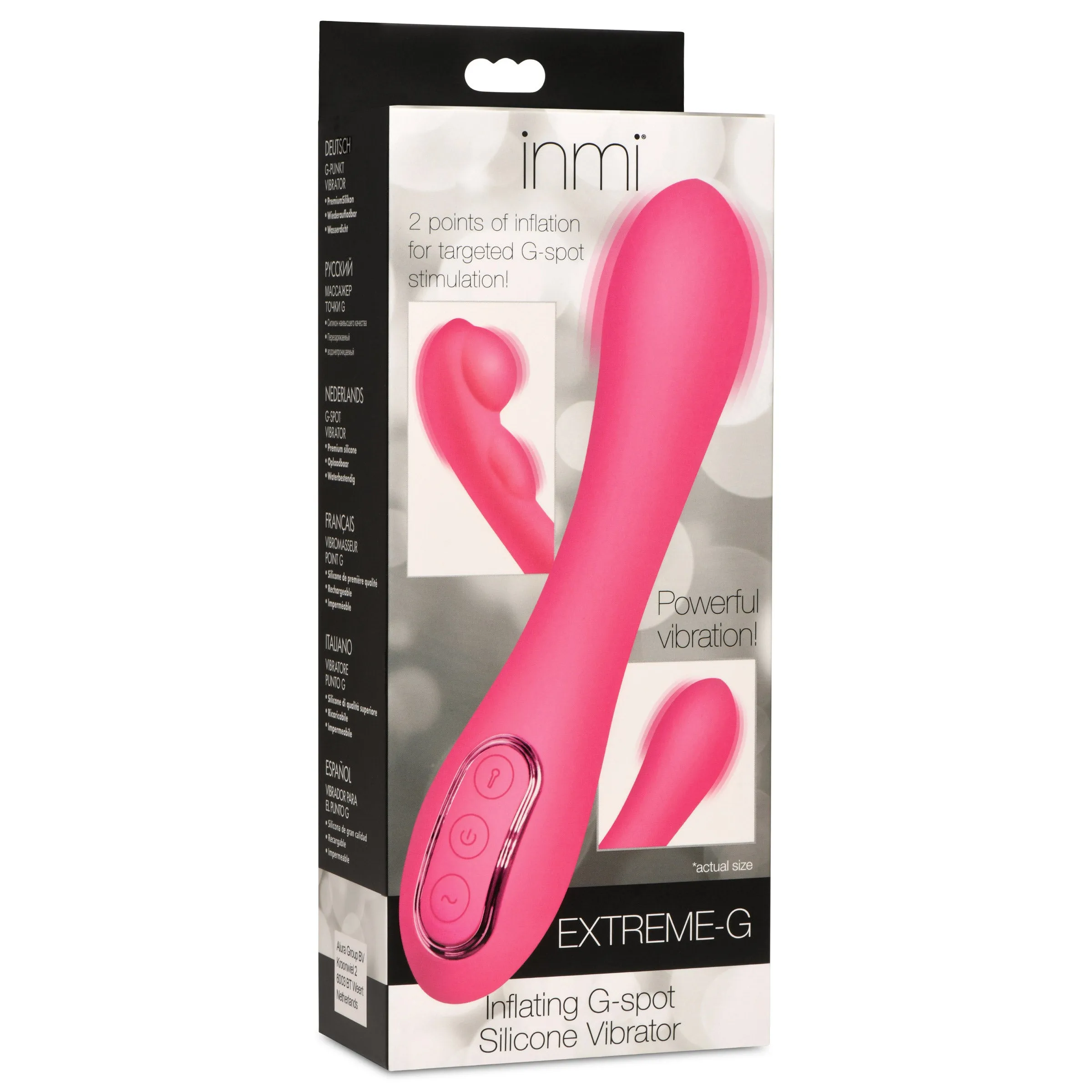 Curved Inflatable G-Spot Vibrator