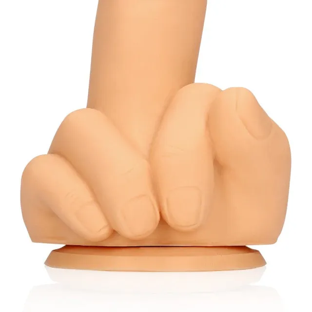 Dildo S-LINE BY SHOTS Up Yours. în formă de deget. din silicon lichid. cu bază cu ventuză pentru fixare. lungime 15.5 cm. culoarea pielii