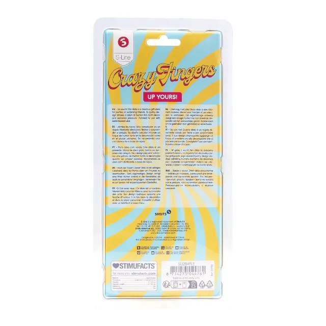 Dildo S-LINE BY SHOTS Up Yours. în formă de deget. din silicon lichid. cu bază cu ventuză pentru fixare. lungime 15.5 cm. culoarea pielii
