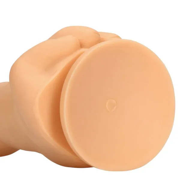 Dildo S-LINE BY SHOTS Up Yours. în formă de deget. din silicon lichid. cu bază cu ventuză pentru fixare. lungime 15.5 cm. culoarea pielii