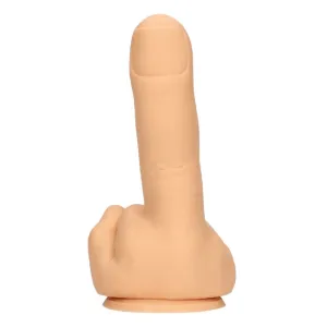 Dildo S-LINE BY SHOTS Up Yours. în formă de deget. din silicon lichid. cu bază cu ventuză pentru fixare. lungime 15.5 cm. culoarea pielii