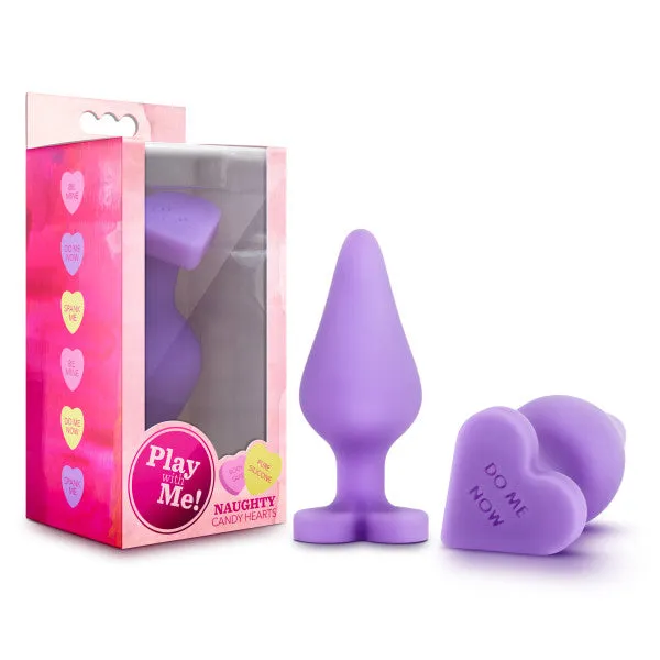Do Me Now Naughty Candy Heart Butt Plug