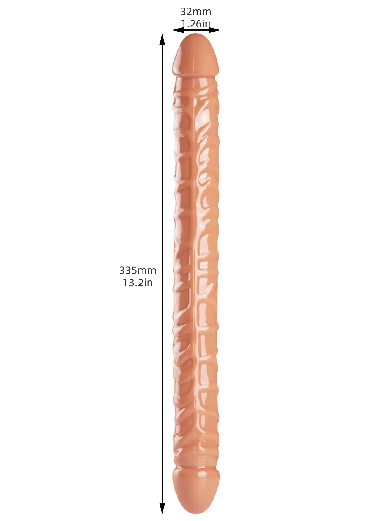 Double-end Dildos - 13 inch Long Silicone Doule Head Dildo for Women Couple Sex Toys
