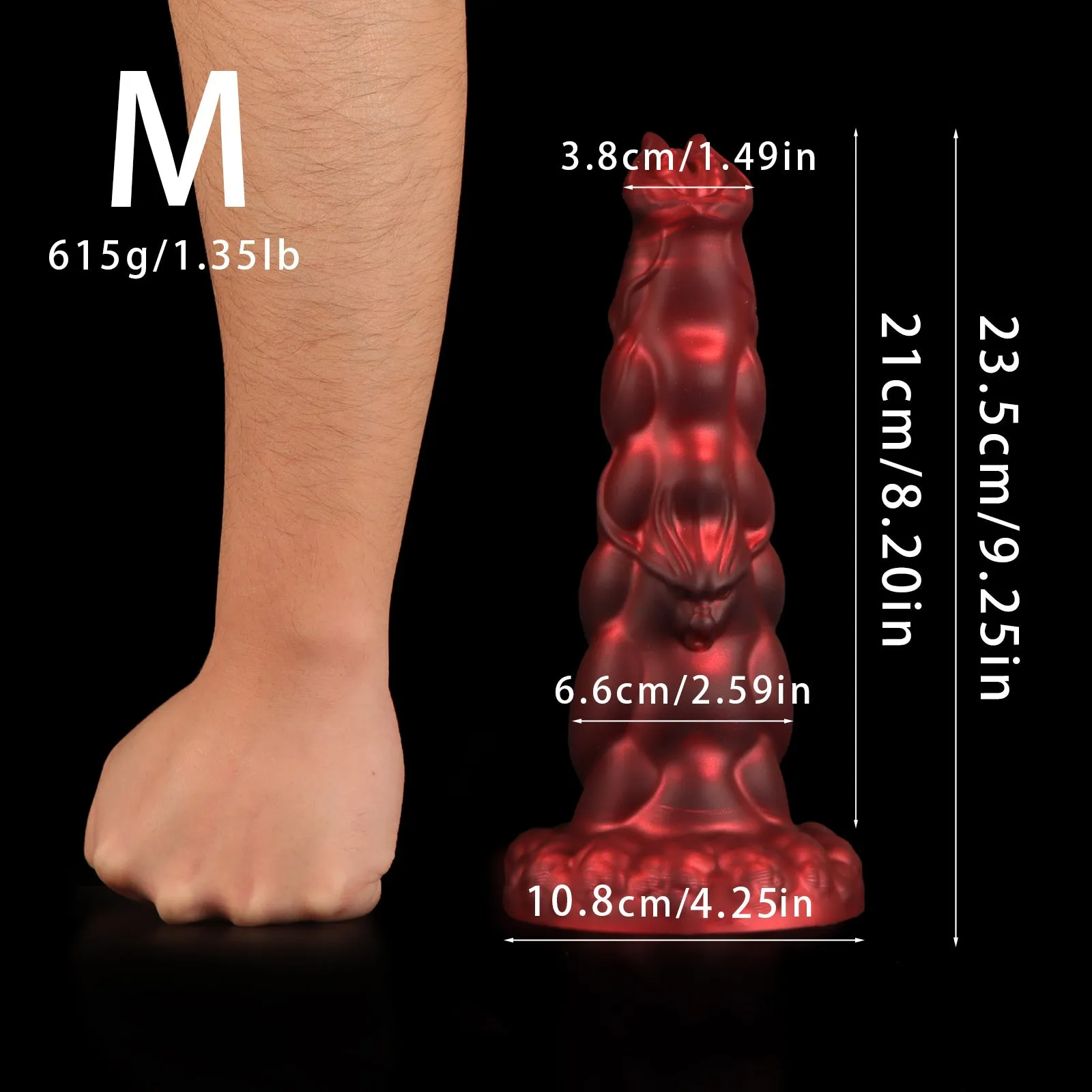 Dragon Dildo Butt Plug - Monsterdildo Silicone Tentacle Anal Sex Toy for Men Women
