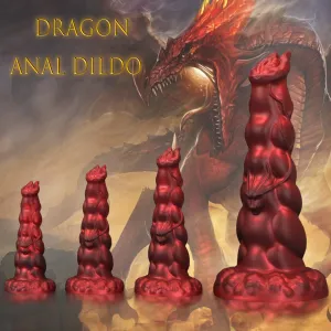 Dragon Dildo Butt Plug - Monsterdildo Silicone Tentacle Anal Sex Toy for Men Women