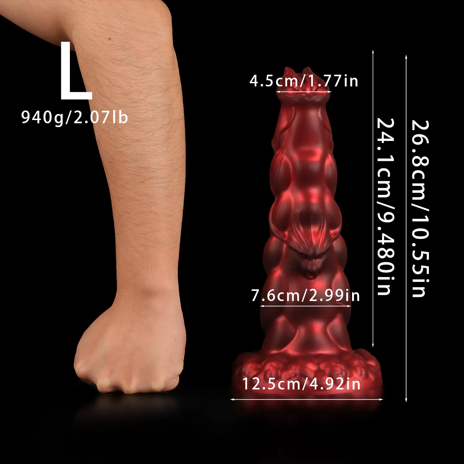 Dragon Dildo Butt Plug - Monsterdildo Silicone Tentacle Anal Sex Toy for Men Women