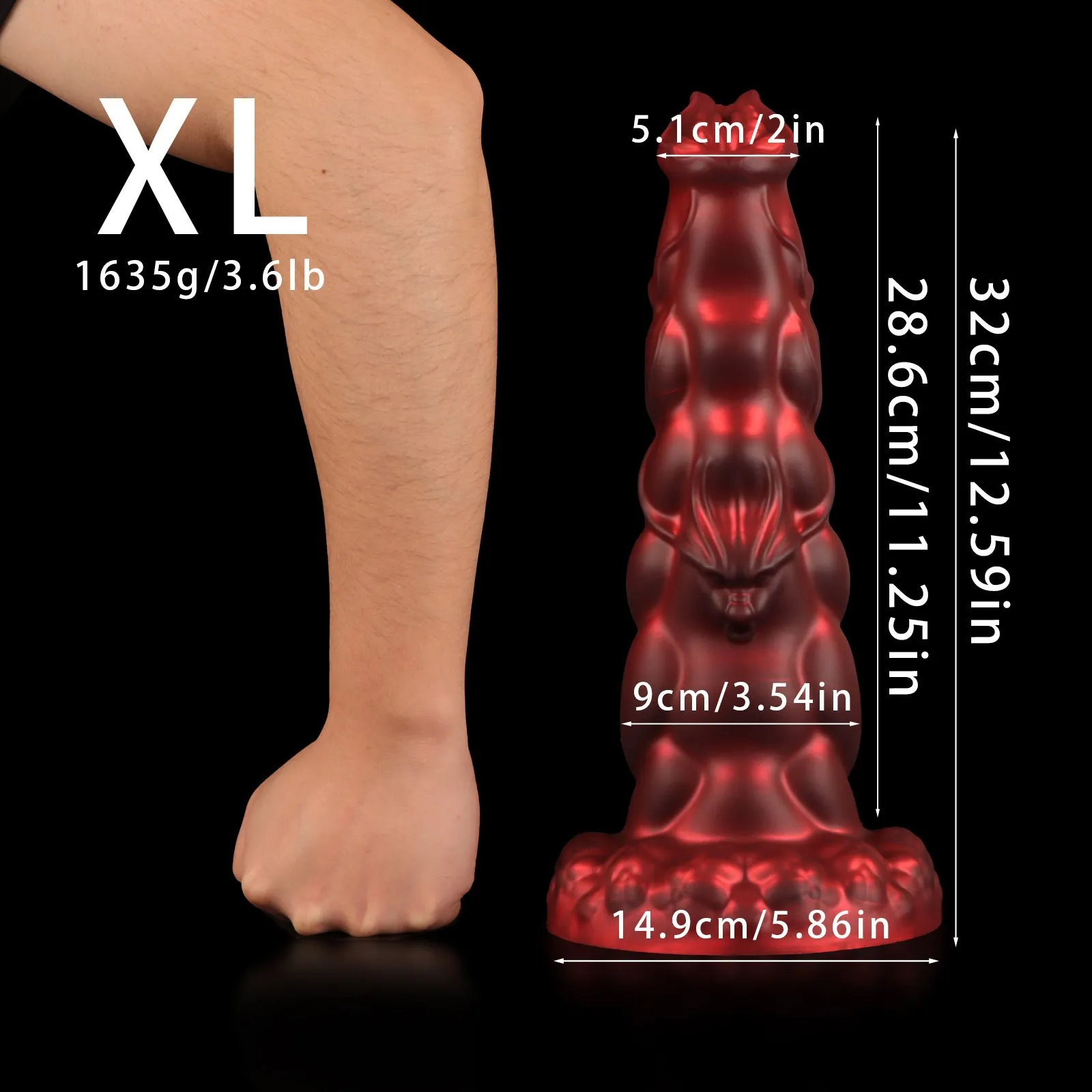 Dragon Dildo Butt Plug - Monsterdildo Silicone Tentacle Anal Sex Toy for Men Women