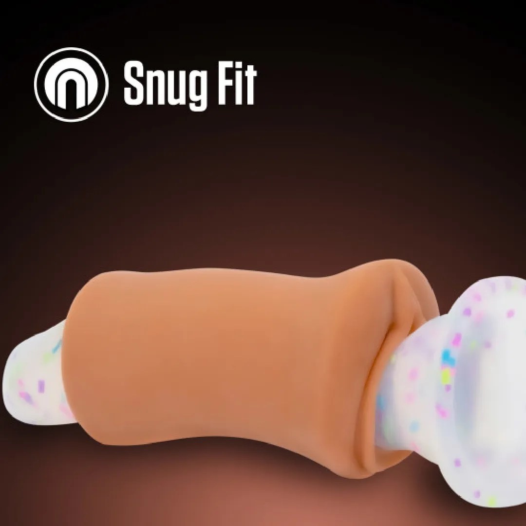 EnLust Molly Realistic Pocket Pussy Stroker with AI Image Gallery - Caramel
