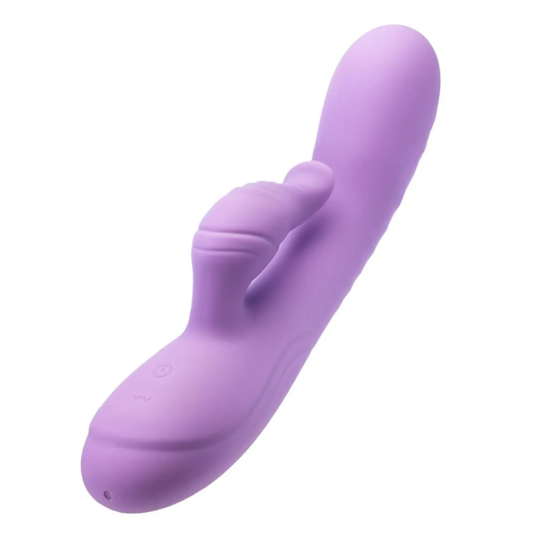 Evelyn Beginner G-Spot Rabbit Vibrator - Purple