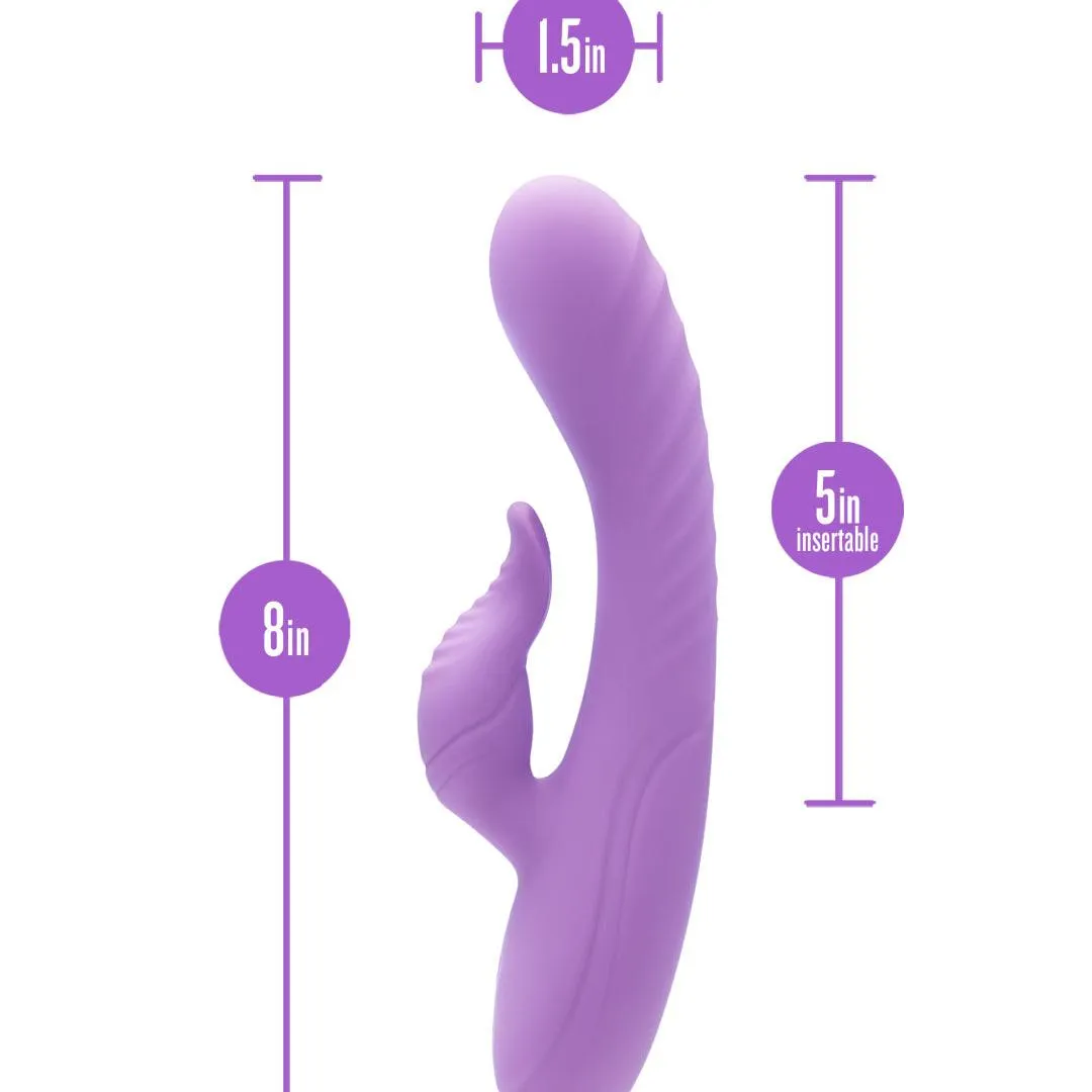 Evelyn Beginner G-Spot Rabbit Vibrator - Purple